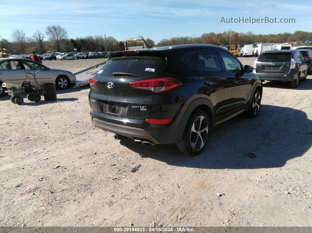 2016 Hyundai Tucson Sport Черный vin: KM8J3CA24GU052677