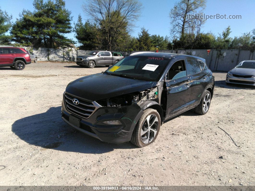 2016 Hyundai Tucson Sport Черный vin: KM8J3CA24GU052677