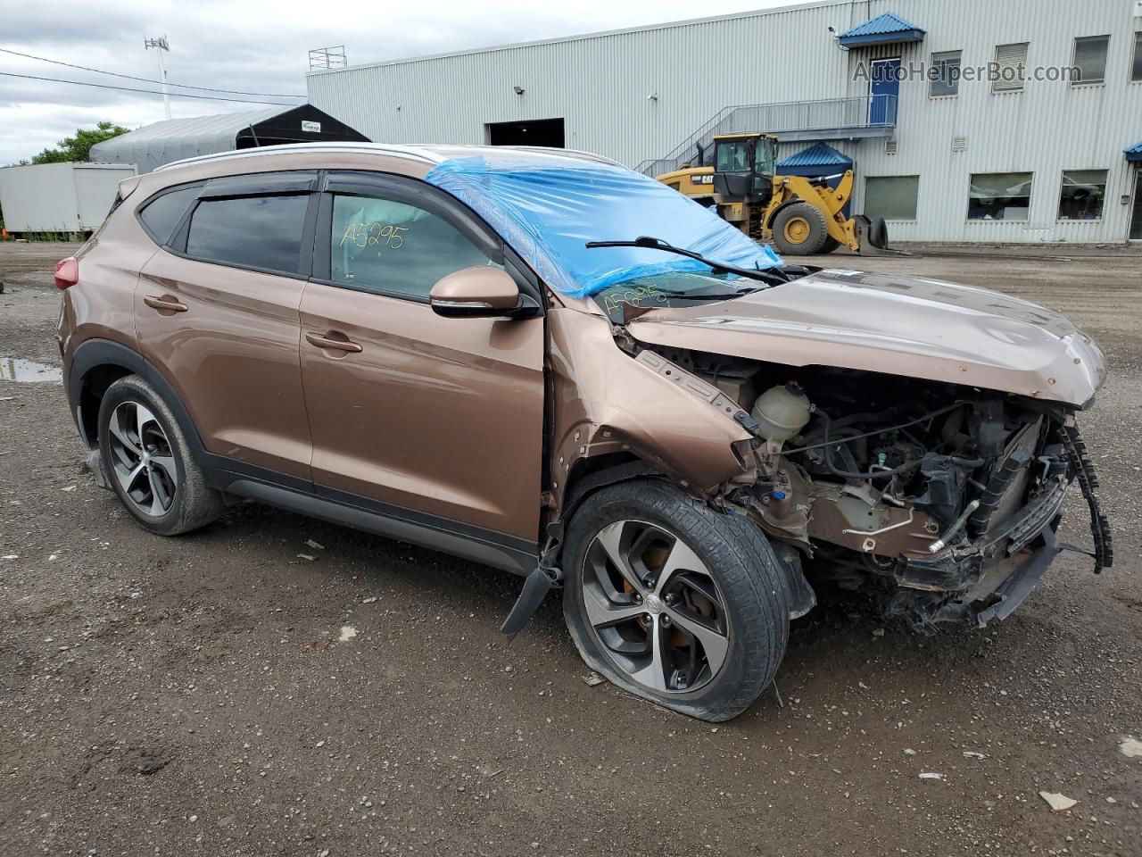 2016 Hyundai Tucson Limited Brown vin: KM8J3CA24GU080298