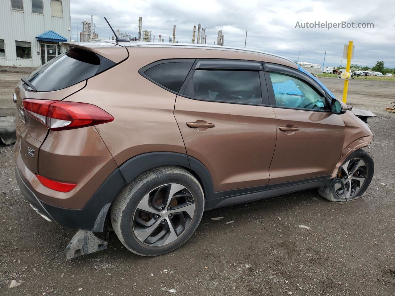 2016 Hyundai Tucson Limited Brown vin: KM8J3CA24GU080298