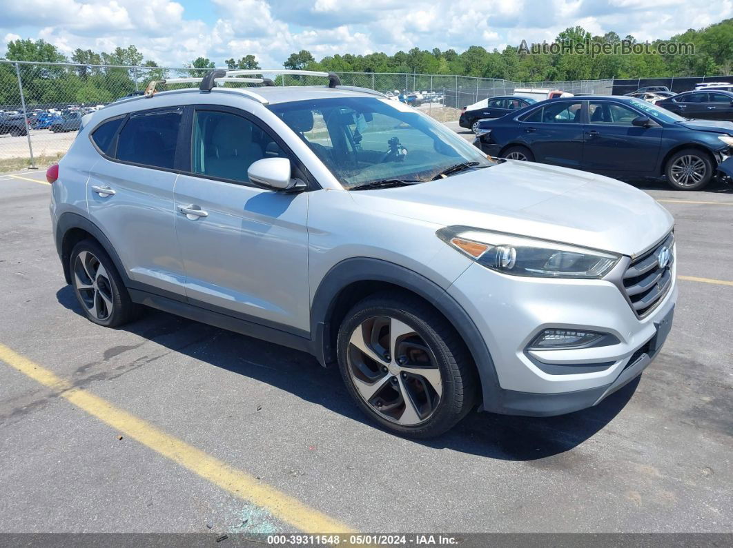 2016 Hyundai Tucson Sport Silver vin: KM8J3CA24GU105796