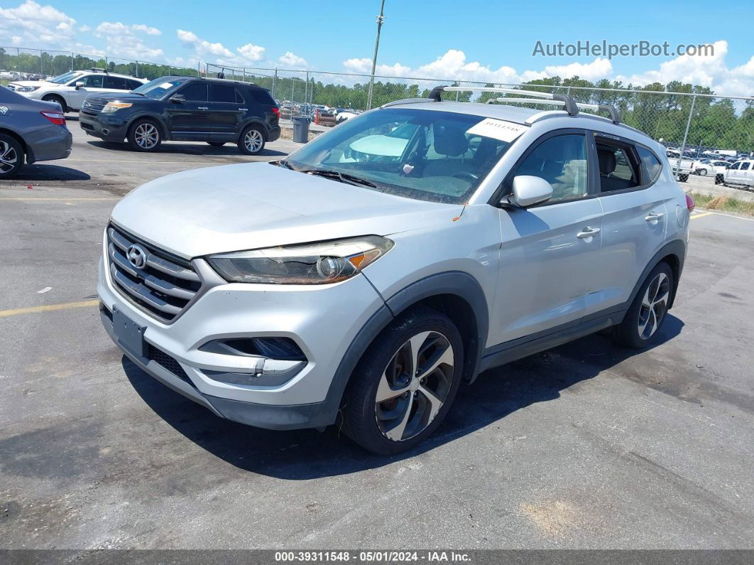 2016 Hyundai Tucson Sport Silver vin: KM8J3CA24GU105796