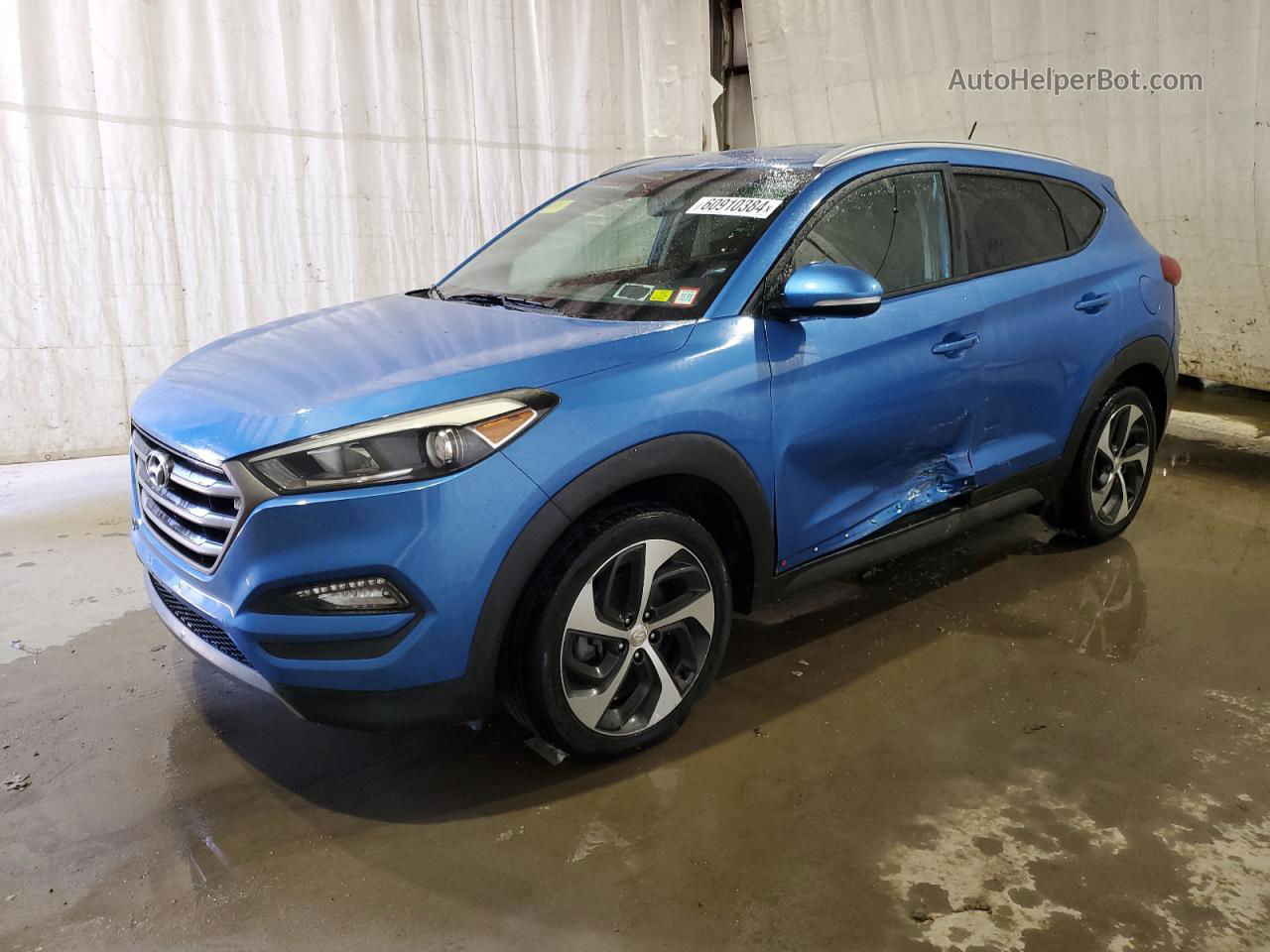 2016 Hyundai Tucson Limited Blue vin: KM8J3CA24GU215666