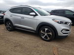 2017 Hyundai Tucson Limited Silver vin: KM8J3CA24HU278008