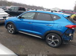 2017 Hyundai Tucson Limited Синий vin: KM8J3CA24HU406778