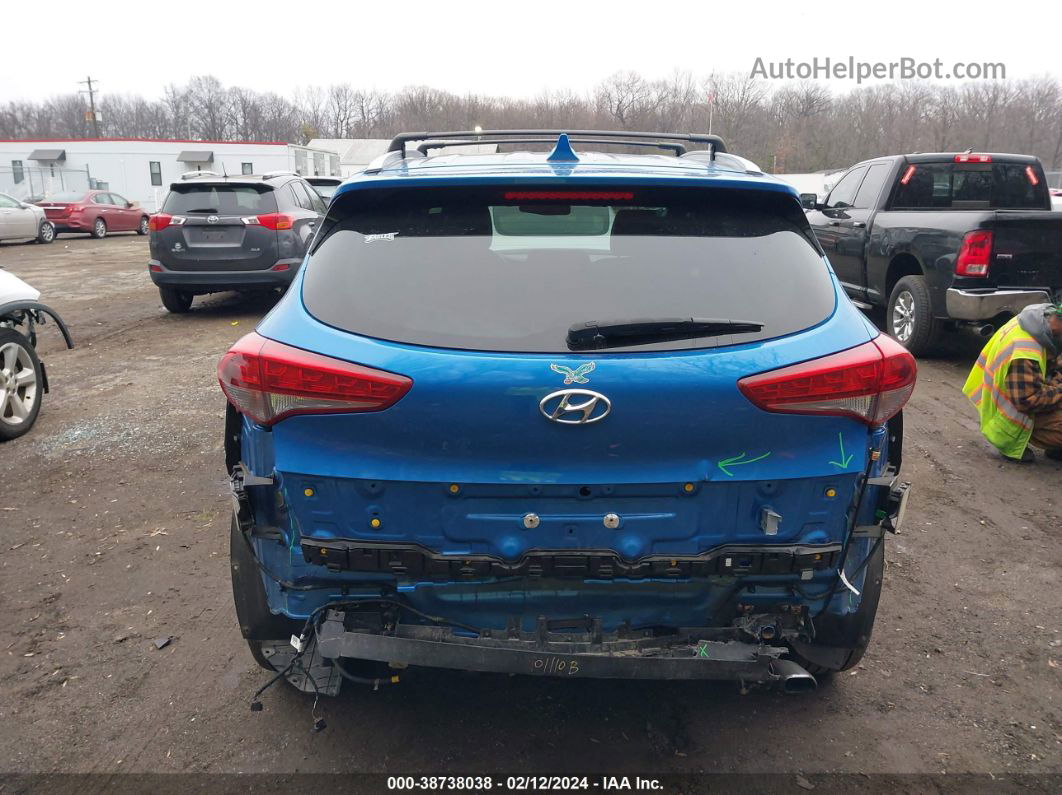 2017 Hyundai Tucson Limited Blue vin: KM8J3CA24HU406778