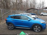 2017 Hyundai Tucson Limited Синий vin: KM8J3CA24HU406778