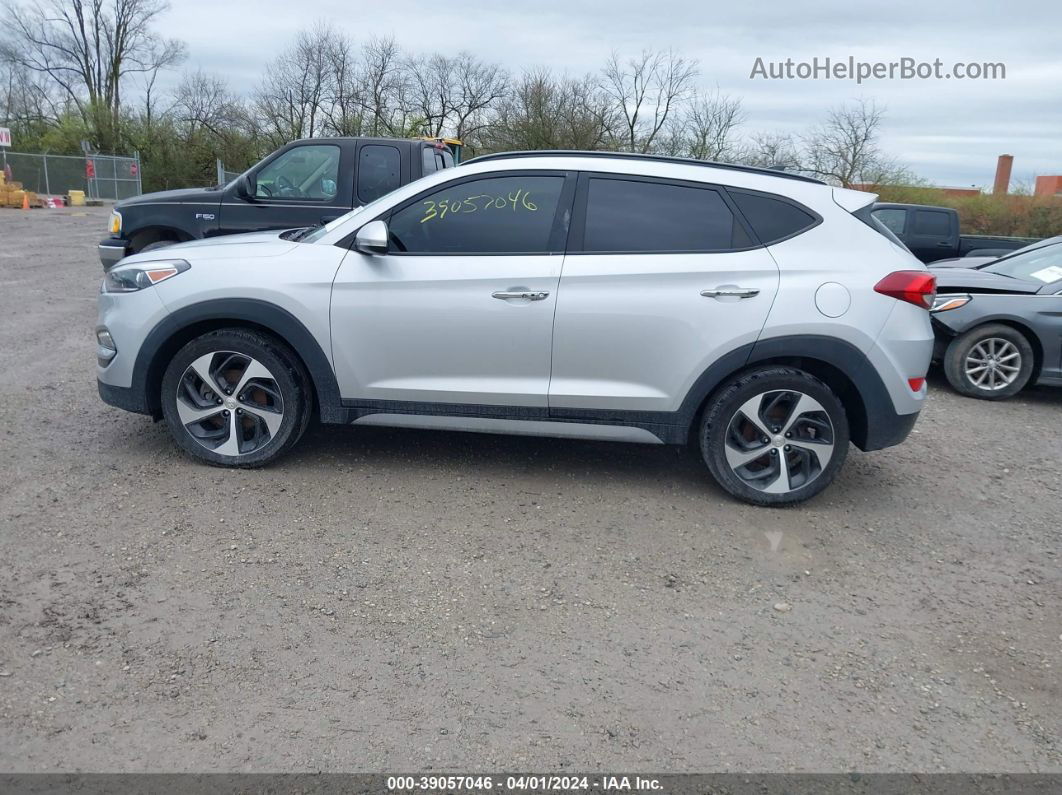 2018 Hyundai Tucson Limited Silver vin: KM8J3CA24JU644197