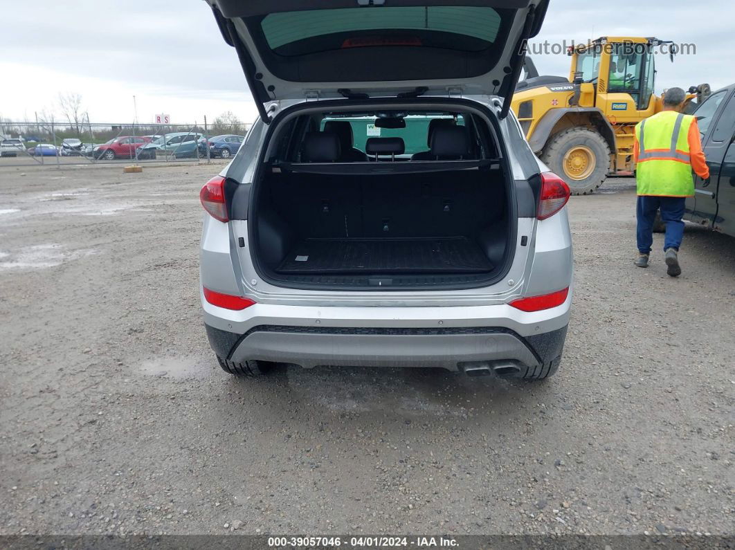 2018 Hyundai Tucson Limited Silver vin: KM8J3CA24JU644197