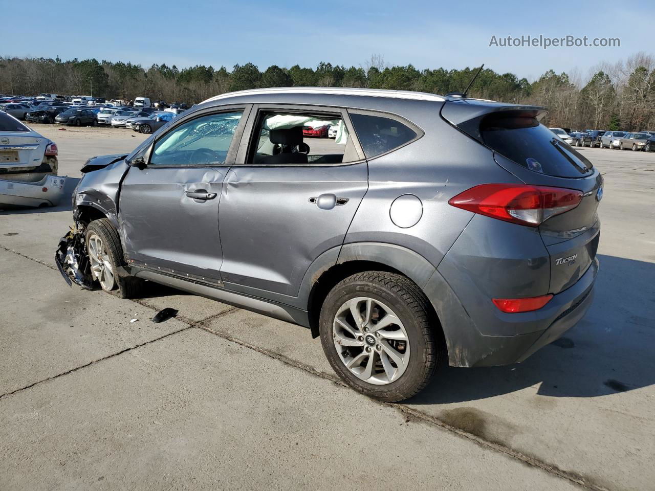 2016 Hyundai Tucson Limited Blue vin: KM8J3CA25GU230192