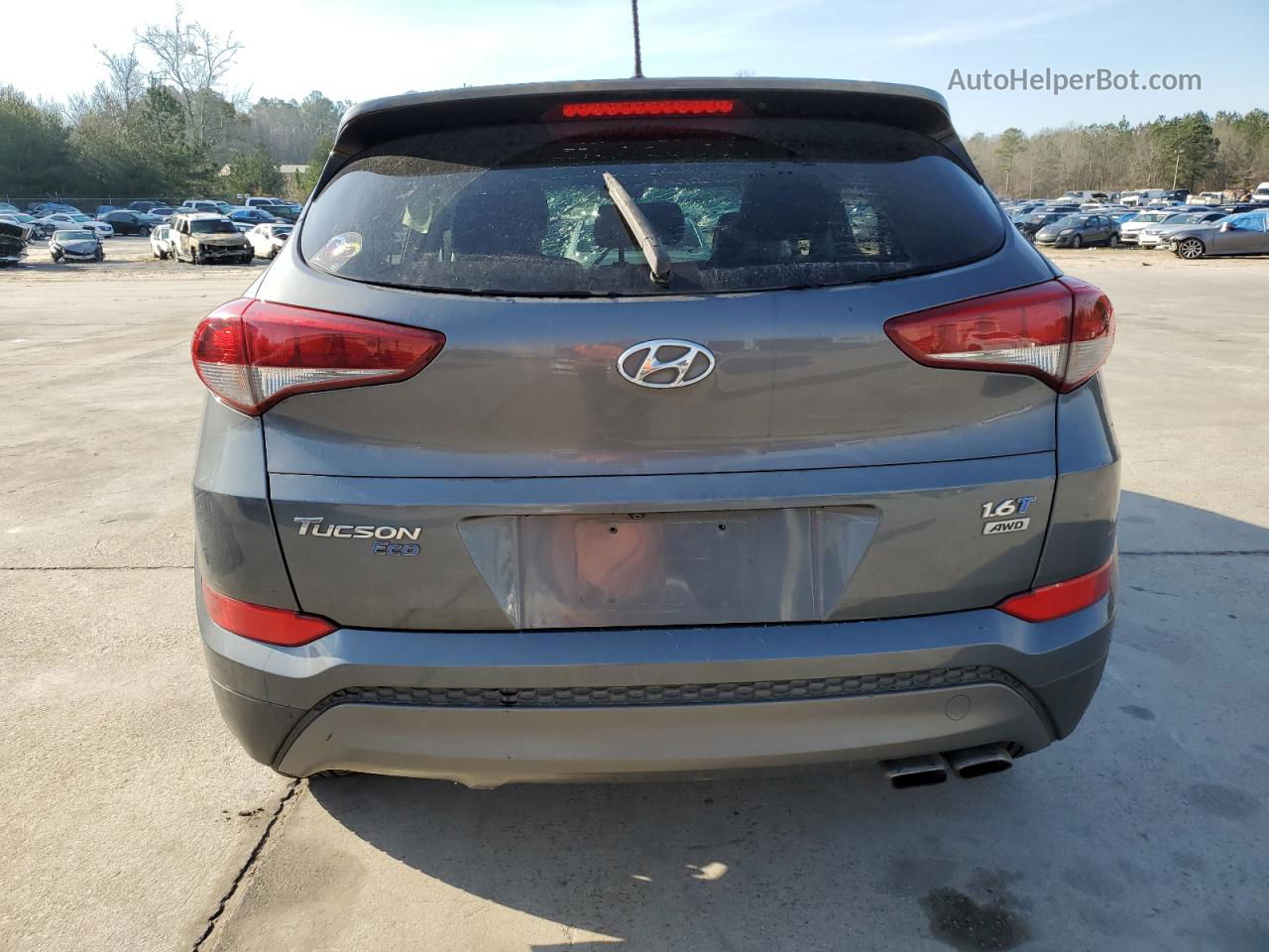 2016 Hyundai Tucson Limited Blue vin: KM8J3CA25GU230192