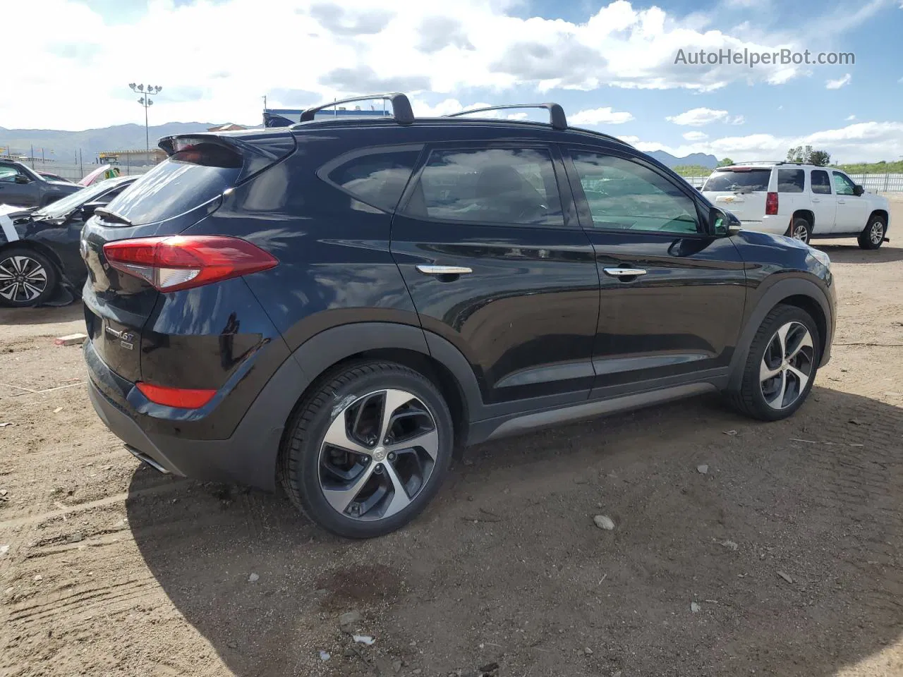 2016 Hyundai Tucson Limited Black vin: KM8J3CA25GU245680