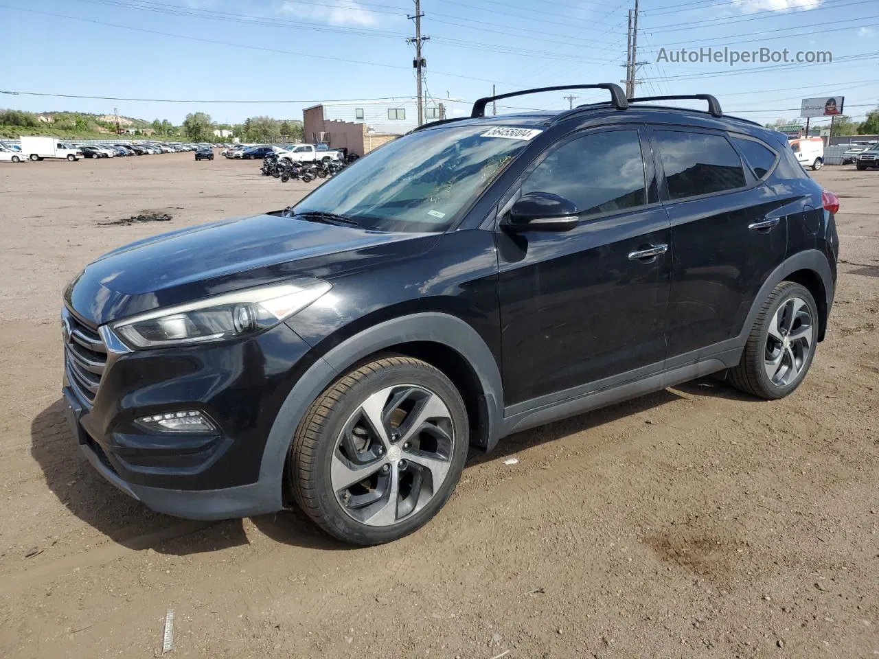 2016 Hyundai Tucson Limited Black vin: KM8J3CA25GU245680