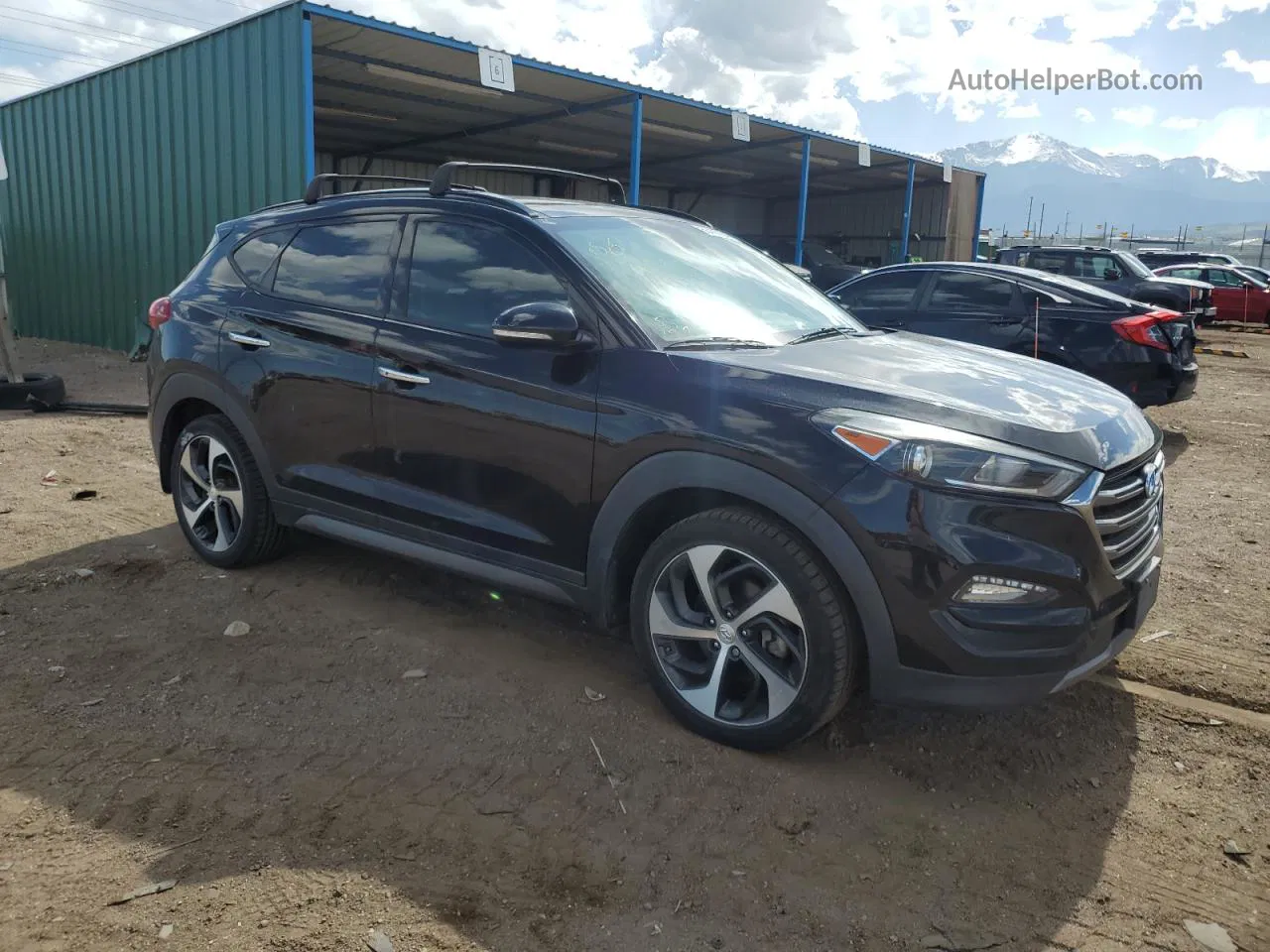 2016 Hyundai Tucson Limited Black vin: KM8J3CA25GU245680