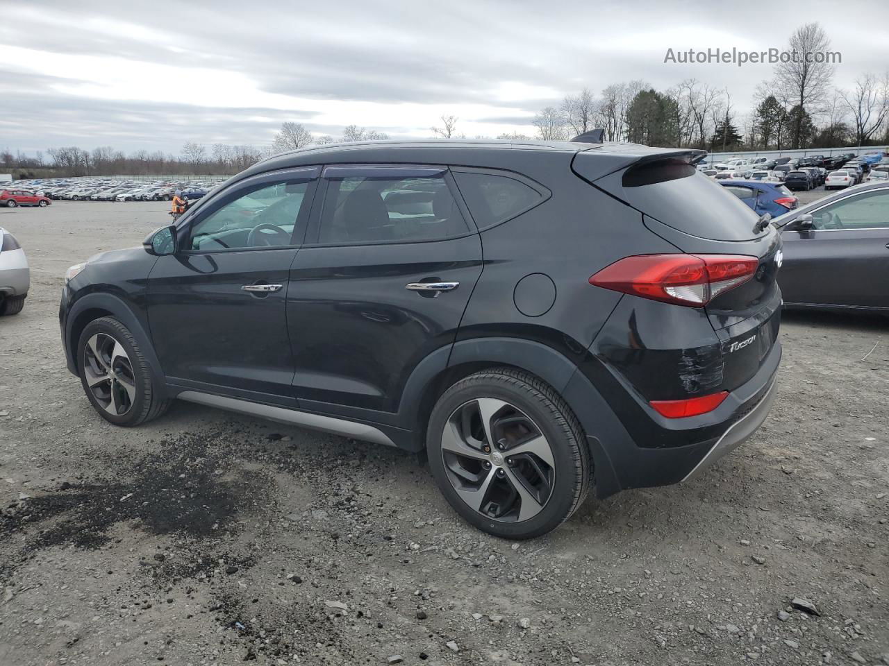 2017 Hyundai Tucson Limited Черный vin: KM8J3CA25HU326437