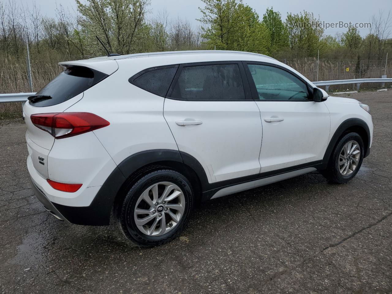 2017 Hyundai Tucson Limited Белый vin: KM8J3CA25HU368297