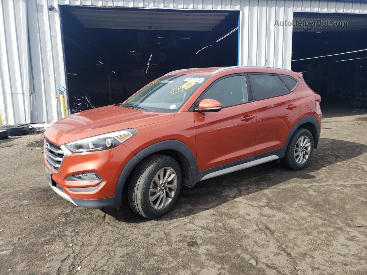 2017 Hyundai Tucson Limited Orange vin: KM8J3CA25HU392745