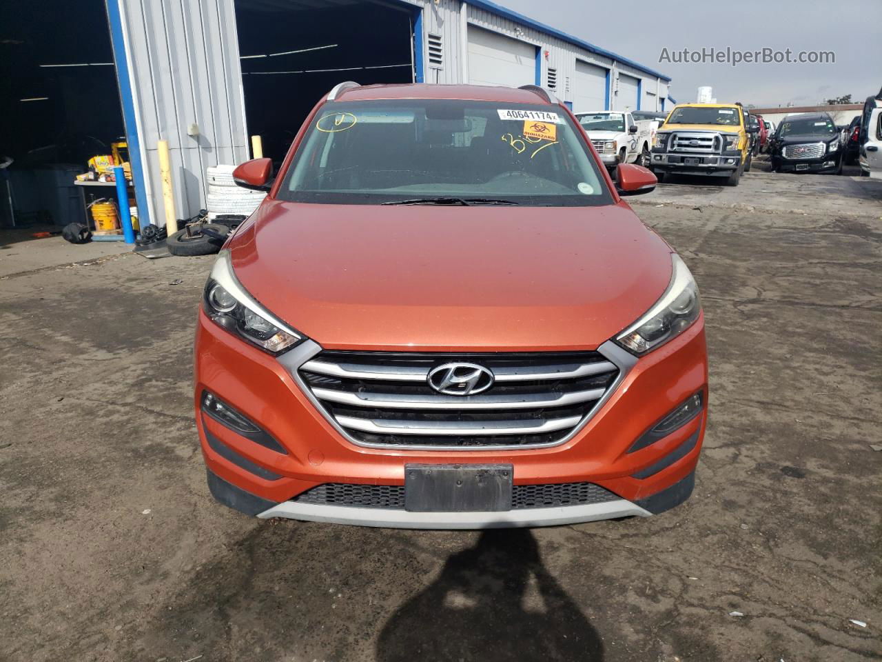 2017 Hyundai Tucson Limited Orange vin: KM8J3CA25HU392745