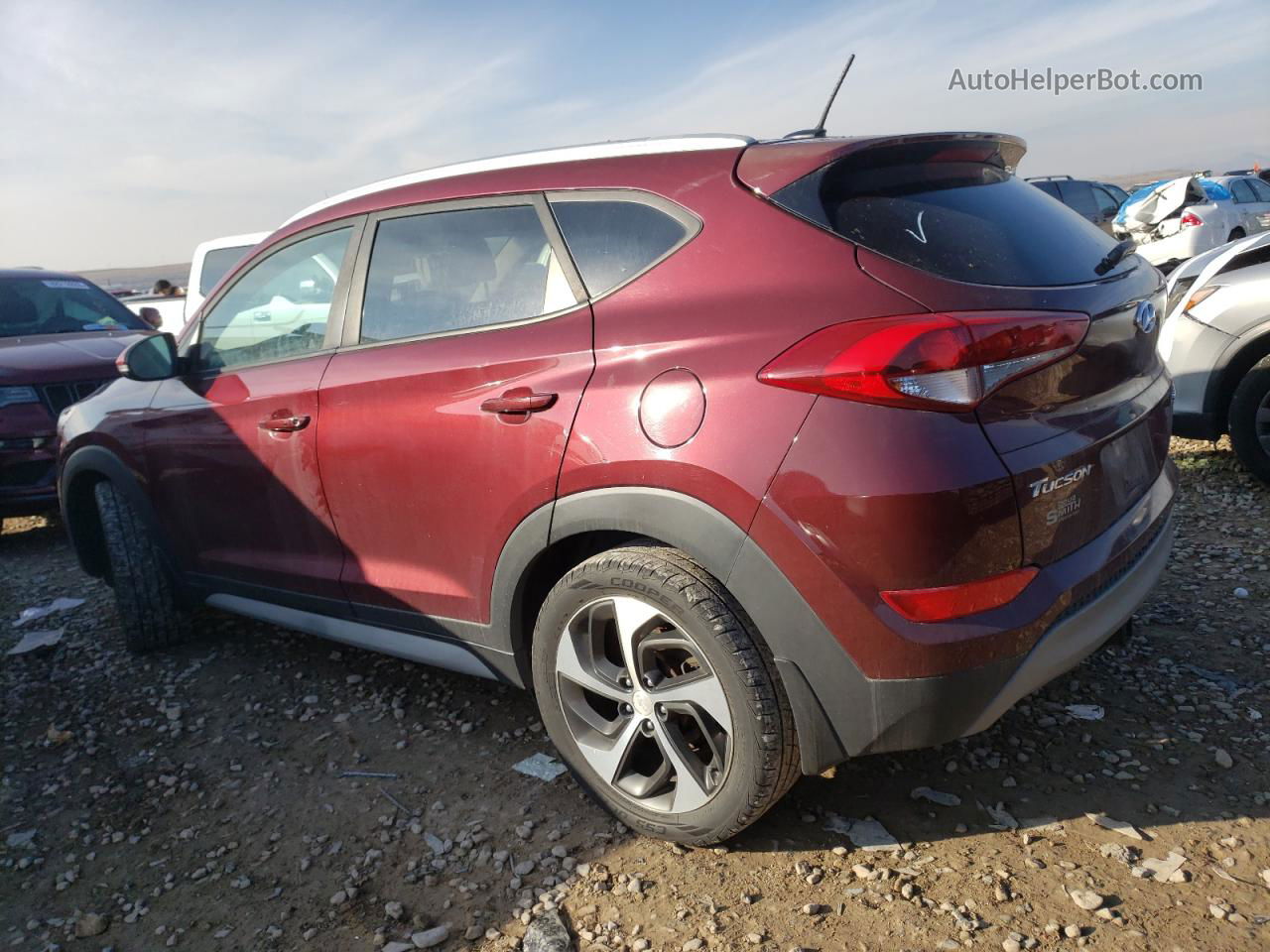 2017 Hyundai Tucson Limited Red vin: KM8J3CA25HU455522