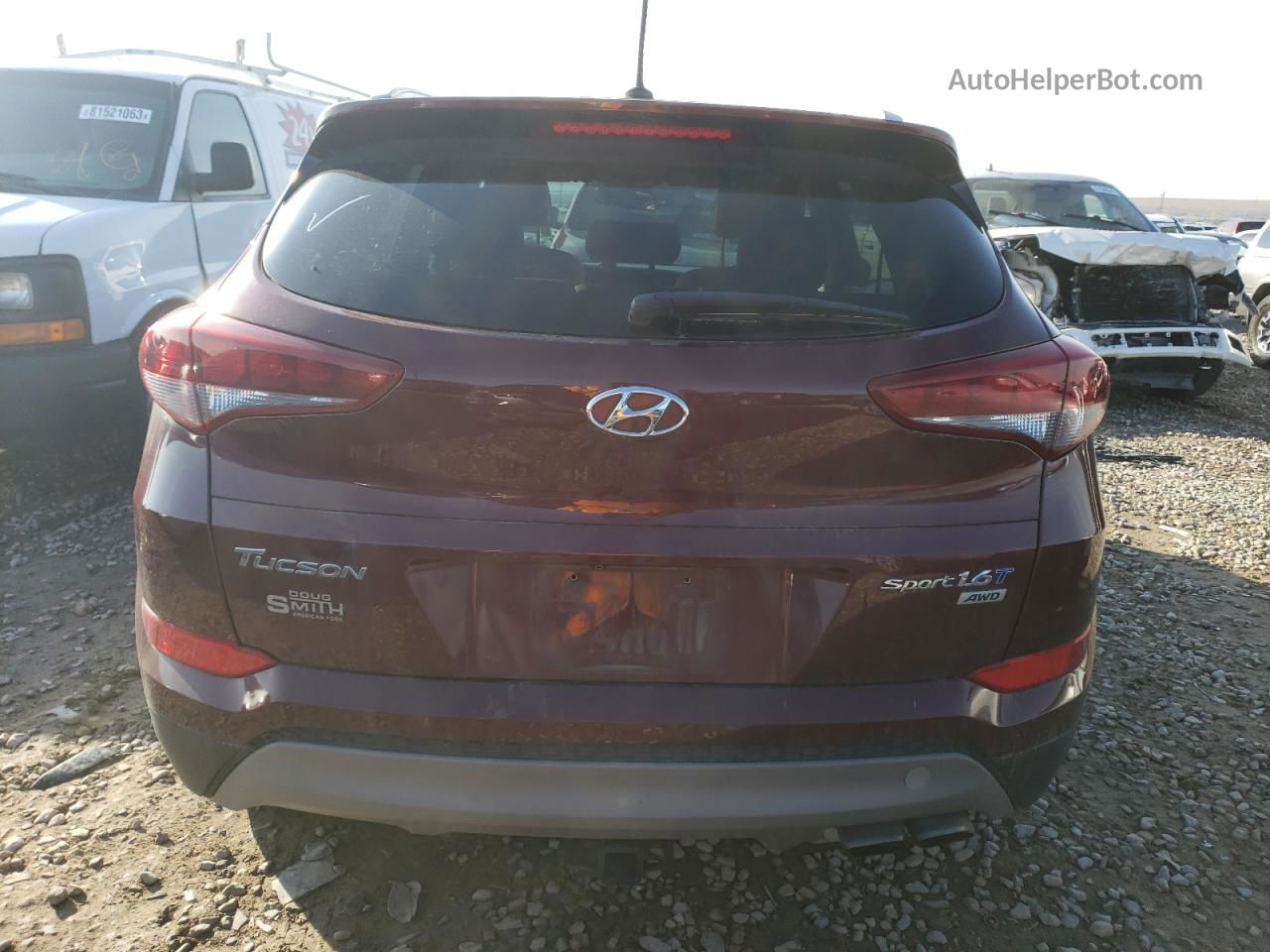 2017 Hyundai Tucson Limited Красный vin: KM8J3CA25HU455522