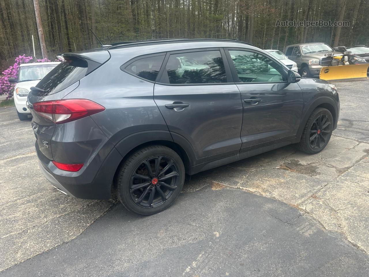 2017 Hyundai Tucson Limited Угольный vin: KM8J3CA25HU498970