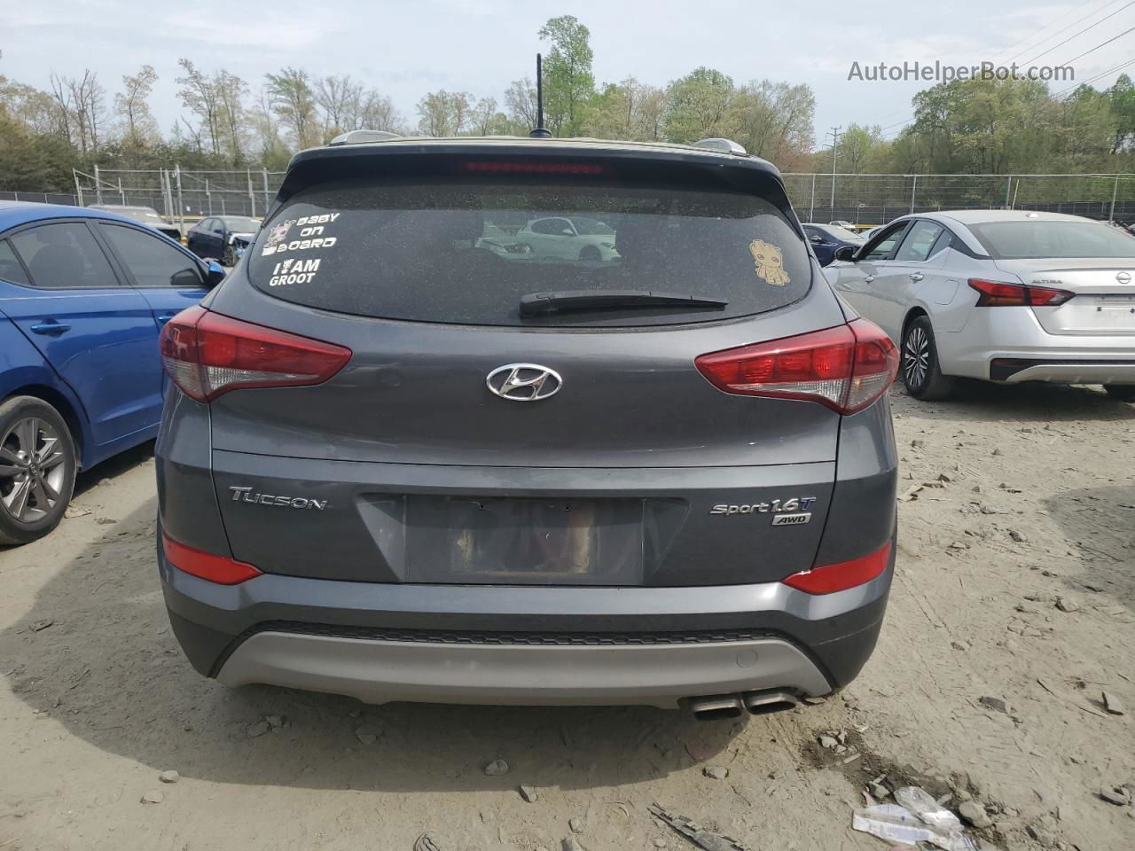 2017 Hyundai Tucson Limited Silver vin: KM8J3CA25HU506551