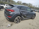 2017 Hyundai Tucson Limited Silver vin: KM8J3CA25HU506551