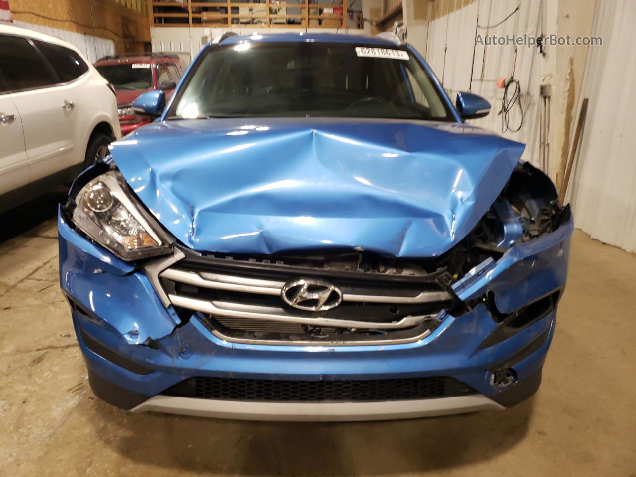 2017 Hyundai Tucson Limited Blue vin: KM8J3CA25HU518506