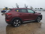 2017 Hyundai Tucson Limited Maroon vin: KM8J3CA25HU523155