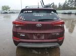 2017 Hyundai Tucson Limited Maroon vin: KM8J3CA25HU523155