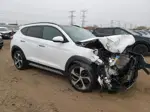 2017 Hyundai Tucson Limited White vin: KM8J3CA25HU528758