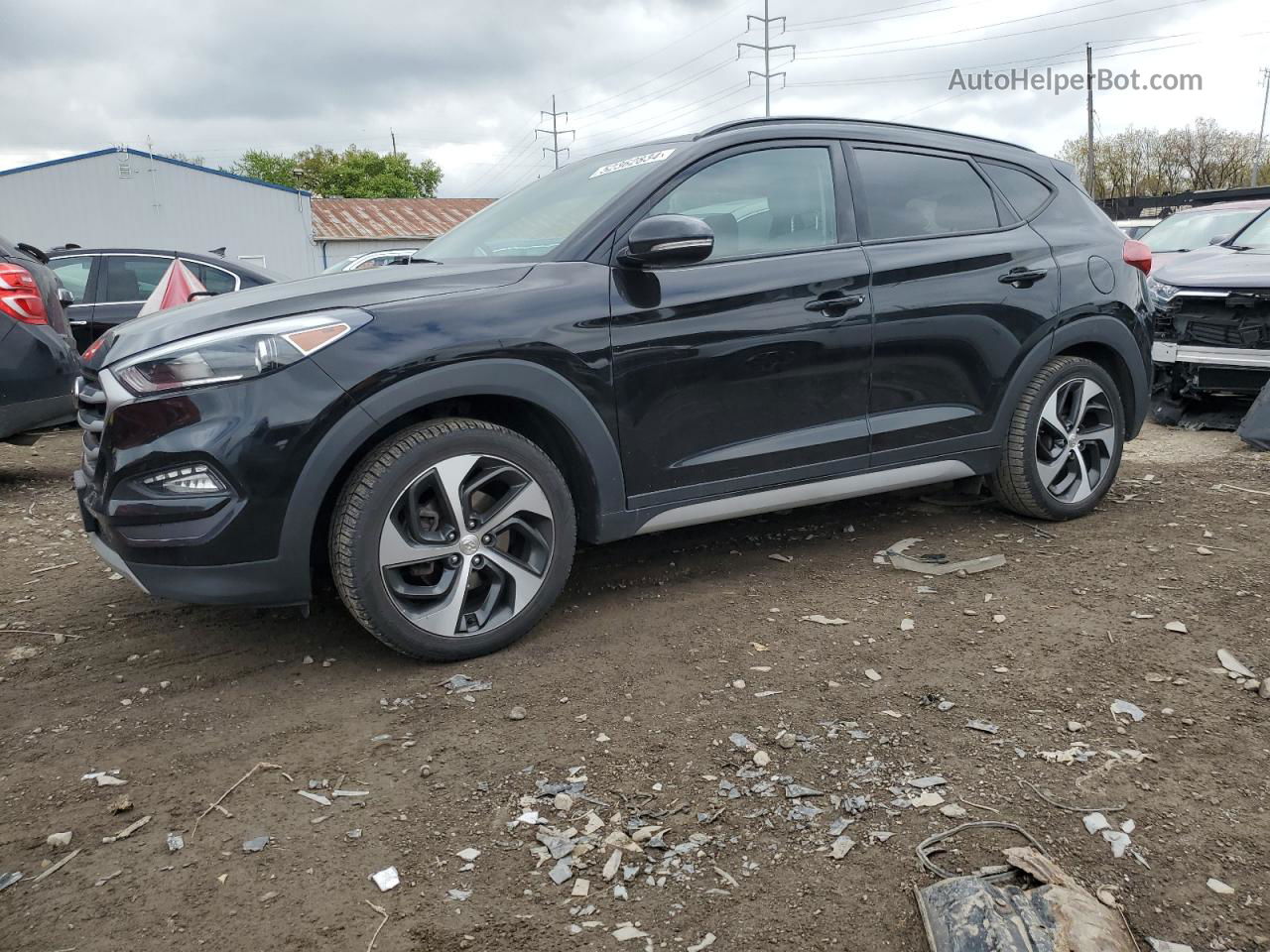 2018 Hyundai Tucson Value Black vin: KM8J3CA25JU707825