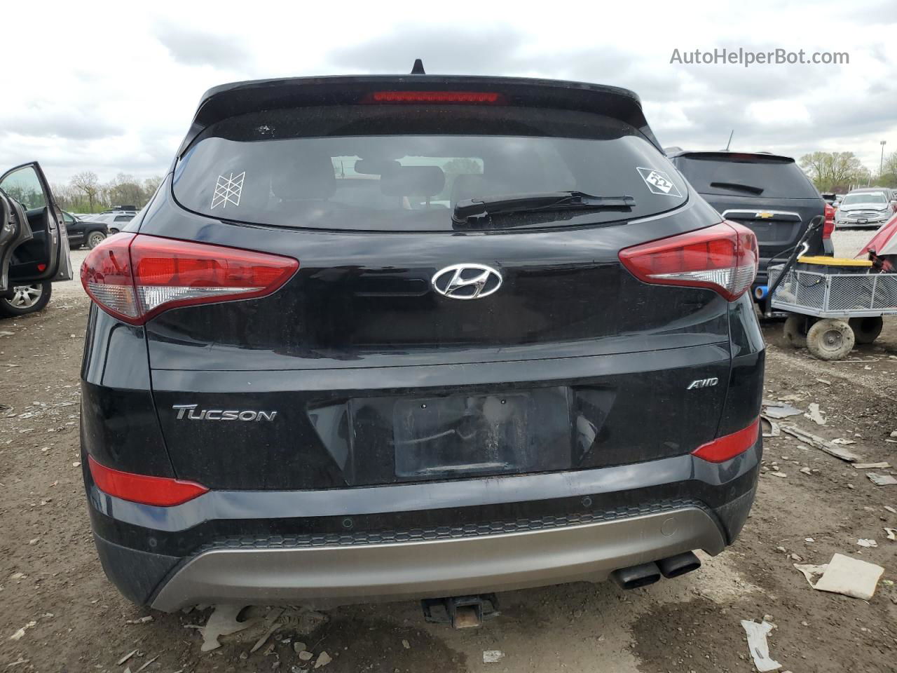 2018 Hyundai Tucson Value Black vin: KM8J3CA25JU707825