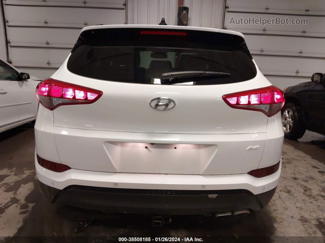 2018 Hyundai Tucson Value White vin: KM8J3CA25JU754353