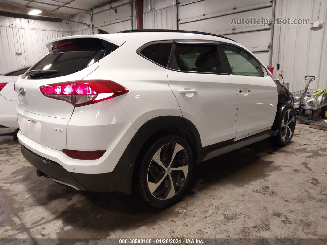 2018 Hyundai Tucson Value White vin: KM8J3CA25JU754353