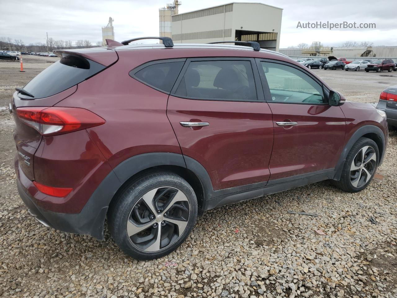 2016 Hyundai Tucson Limited Maroon vin: KM8J3CA26GU025058