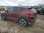 2016 Hyundai Tucson Limited Maroon vin: KM8J3CA26GU025058