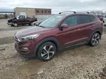 2016 Hyundai Tucson Limited Maroon vin: KM8J3CA26GU025058