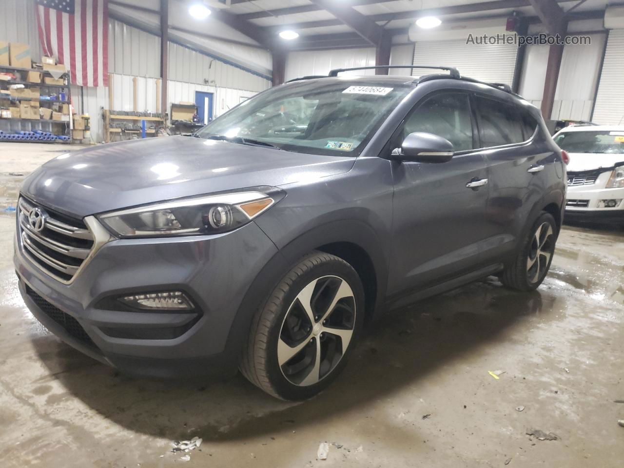 2016 Hyundai Tucson Limited Charcoal vin: KM8J3CA26GU141909