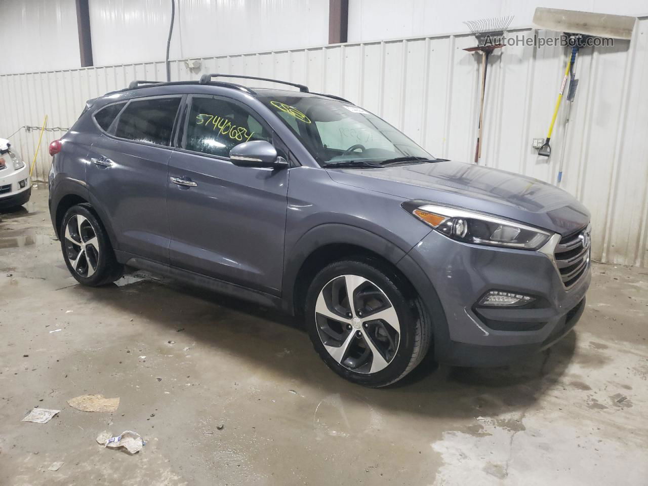 2016 Hyundai Tucson Limited Charcoal vin: KM8J3CA26GU141909