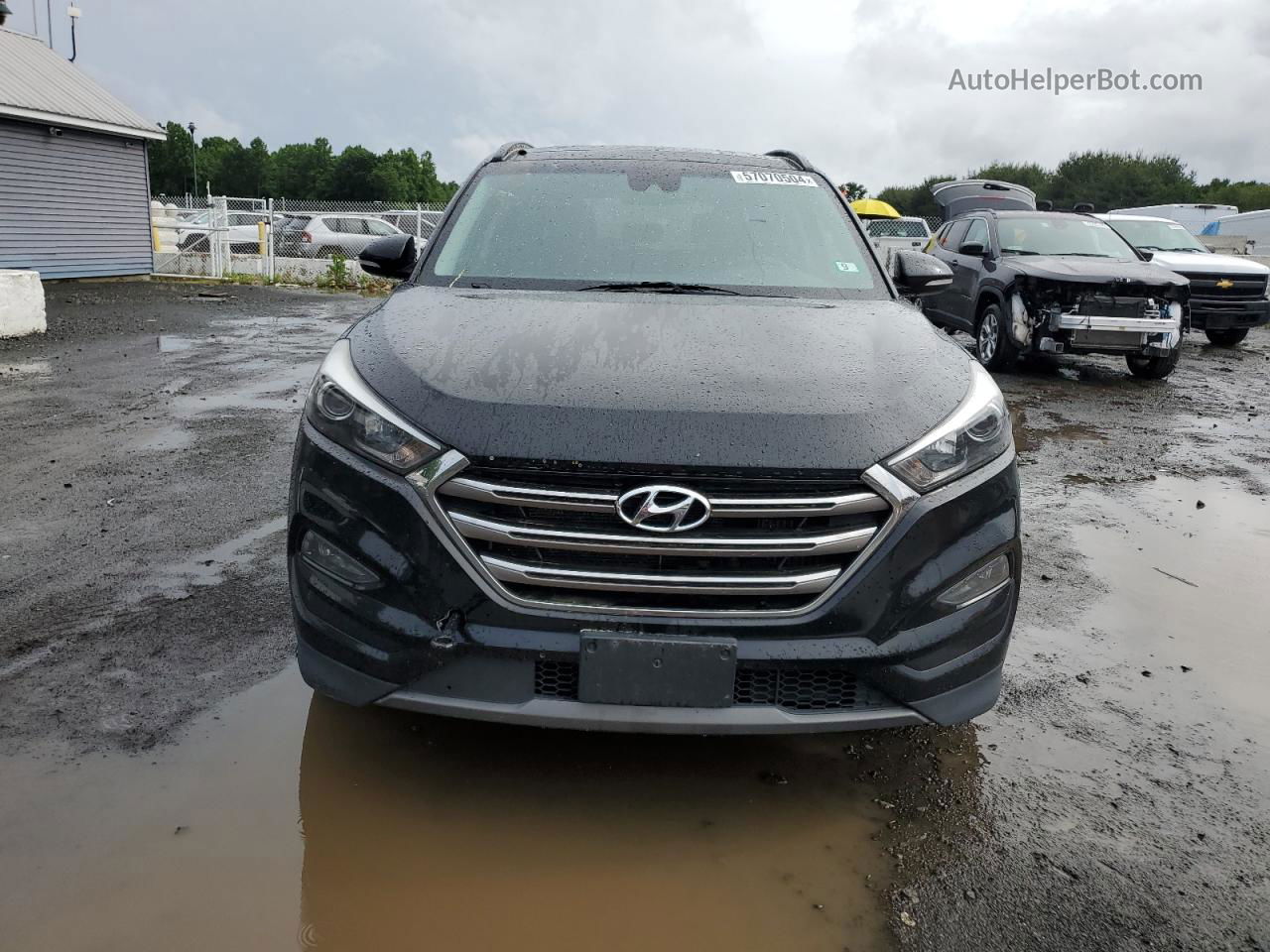 2016 Hyundai Tucson Limited Black vin: KM8J3CA26GU182220