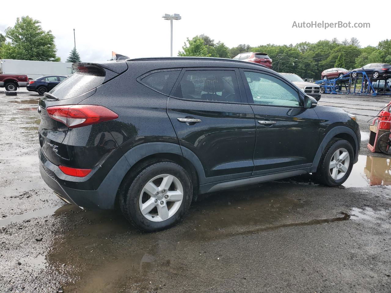 2016 Hyundai Tucson Limited Black vin: KM8J3CA26GU182220