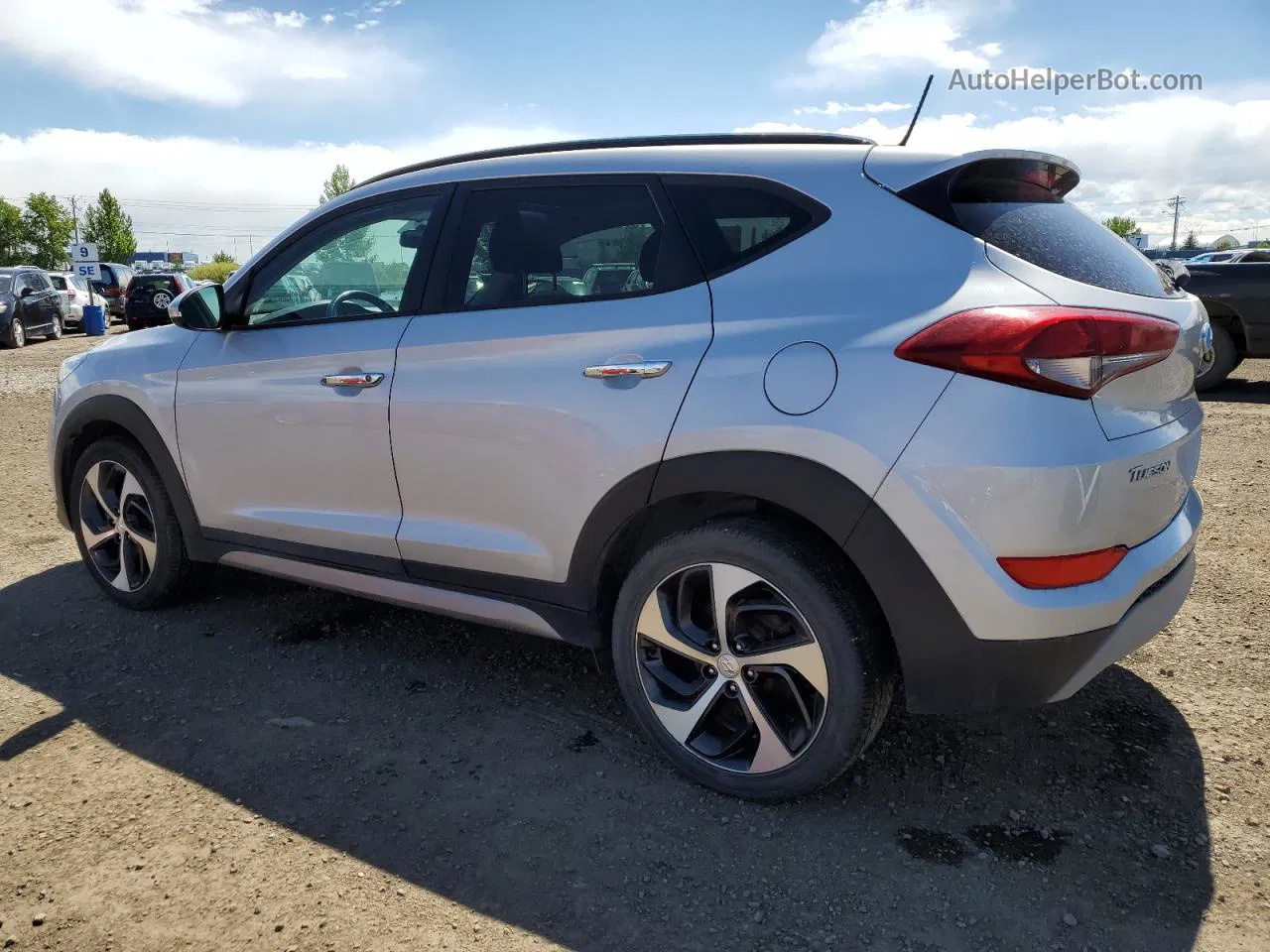 2017 Hyundai Tucson Limited Silver vin: KM8J3CA26HU269245