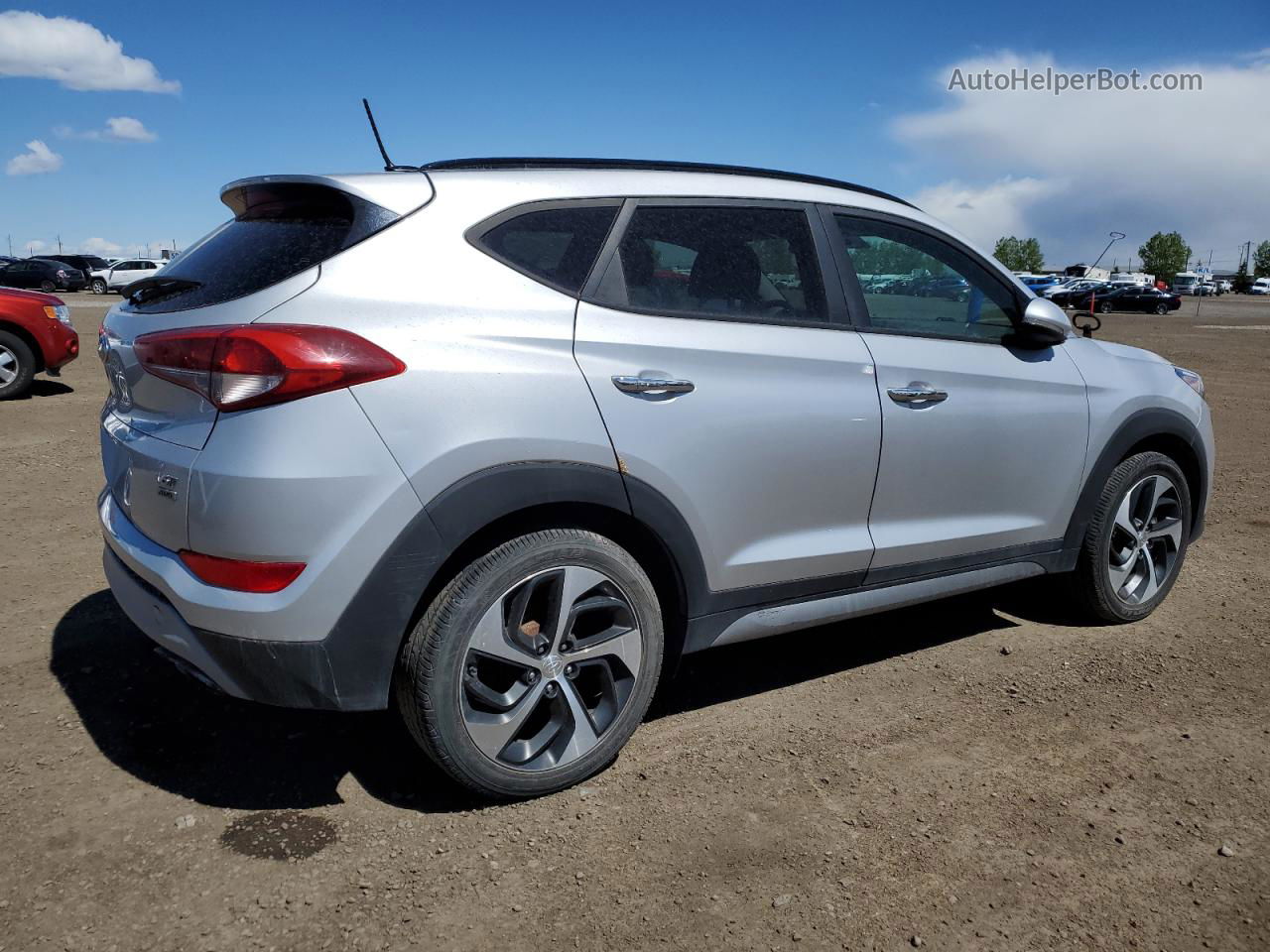 2017 Hyundai Tucson Limited Silver vin: KM8J3CA26HU269245