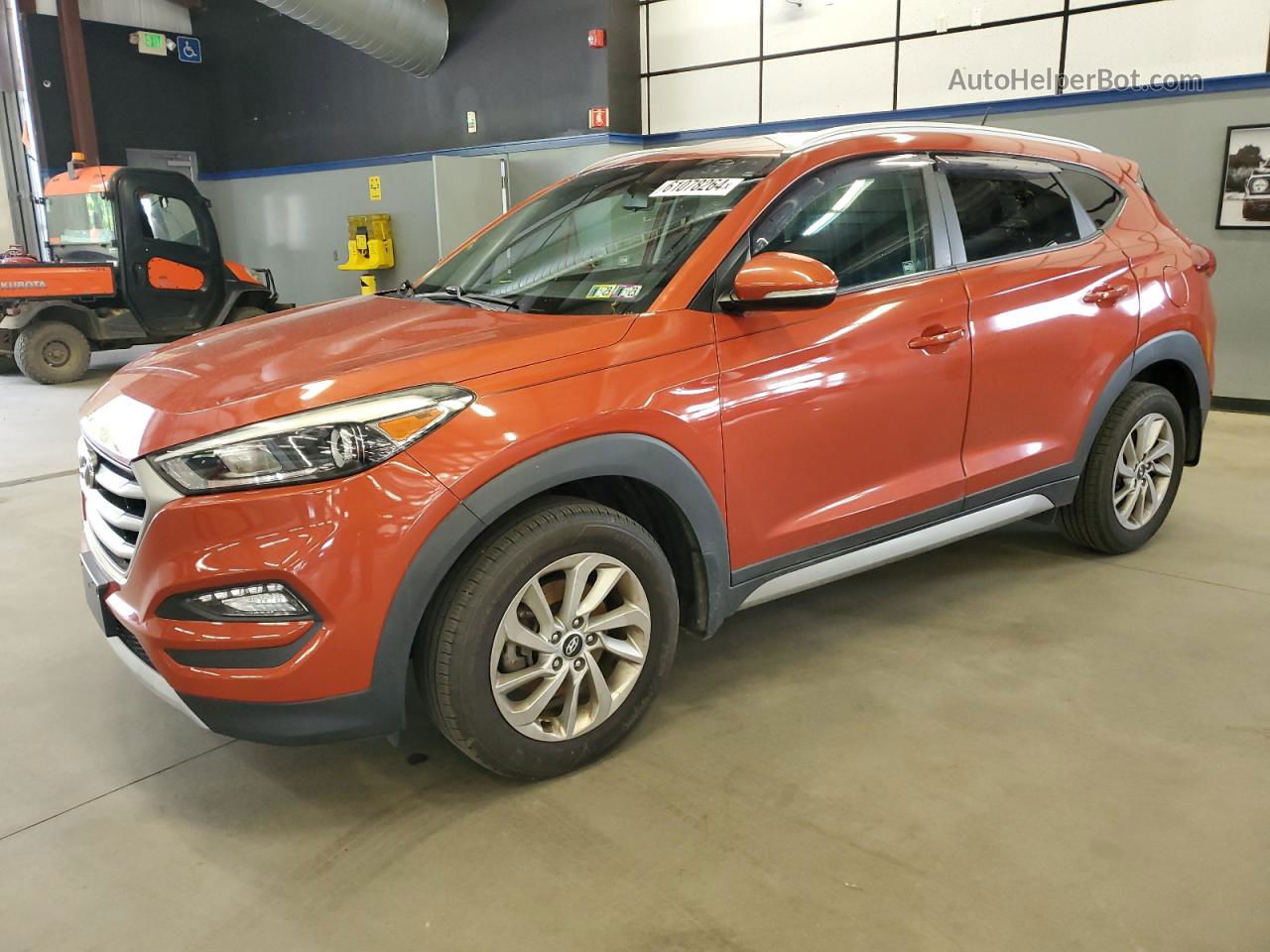 2017 Hyundai Tucson Limited Orange vin: KM8J3CA26HU310537