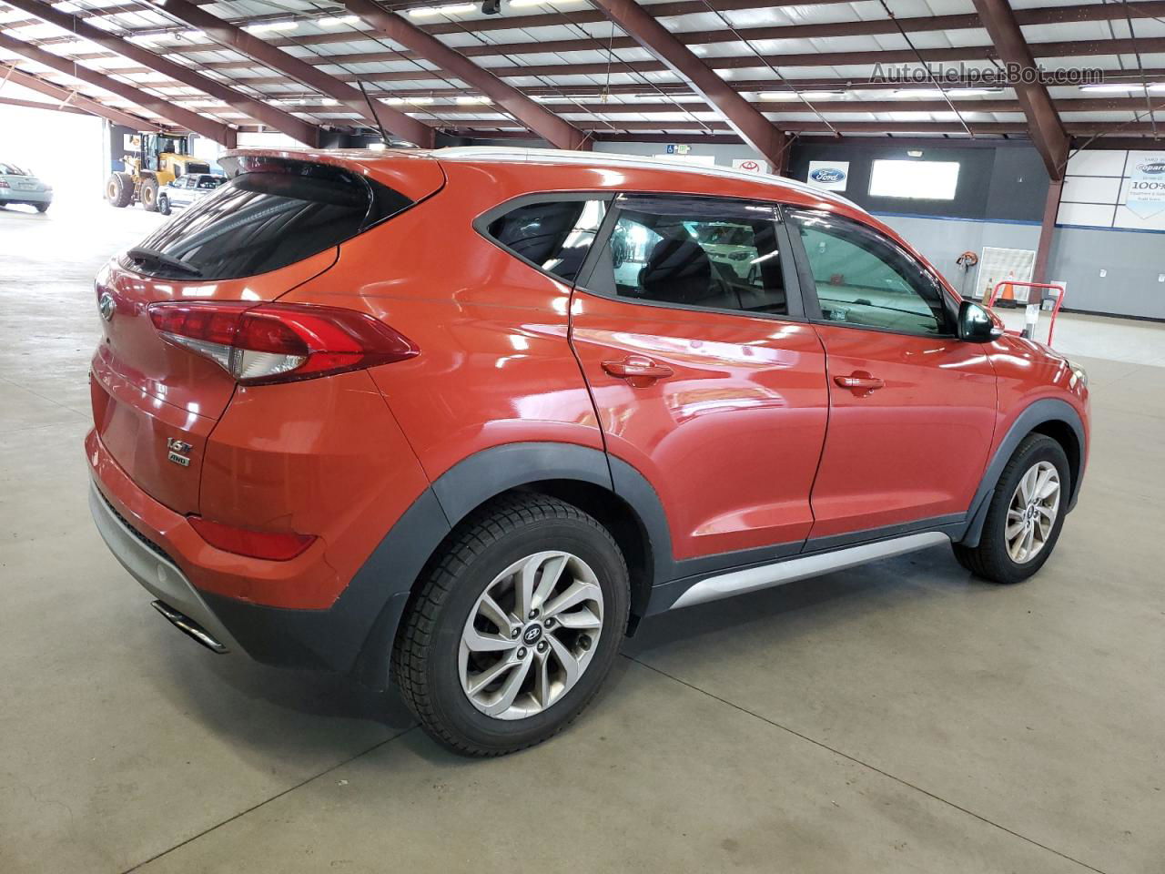 2017 Hyundai Tucson Limited Orange vin: KM8J3CA26HU310537