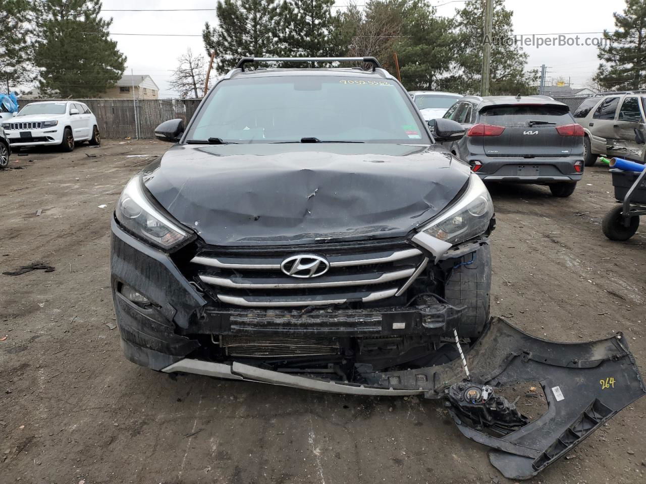 2017 Hyundai Tucson Limited Black vin: KM8J3CA26HU325619