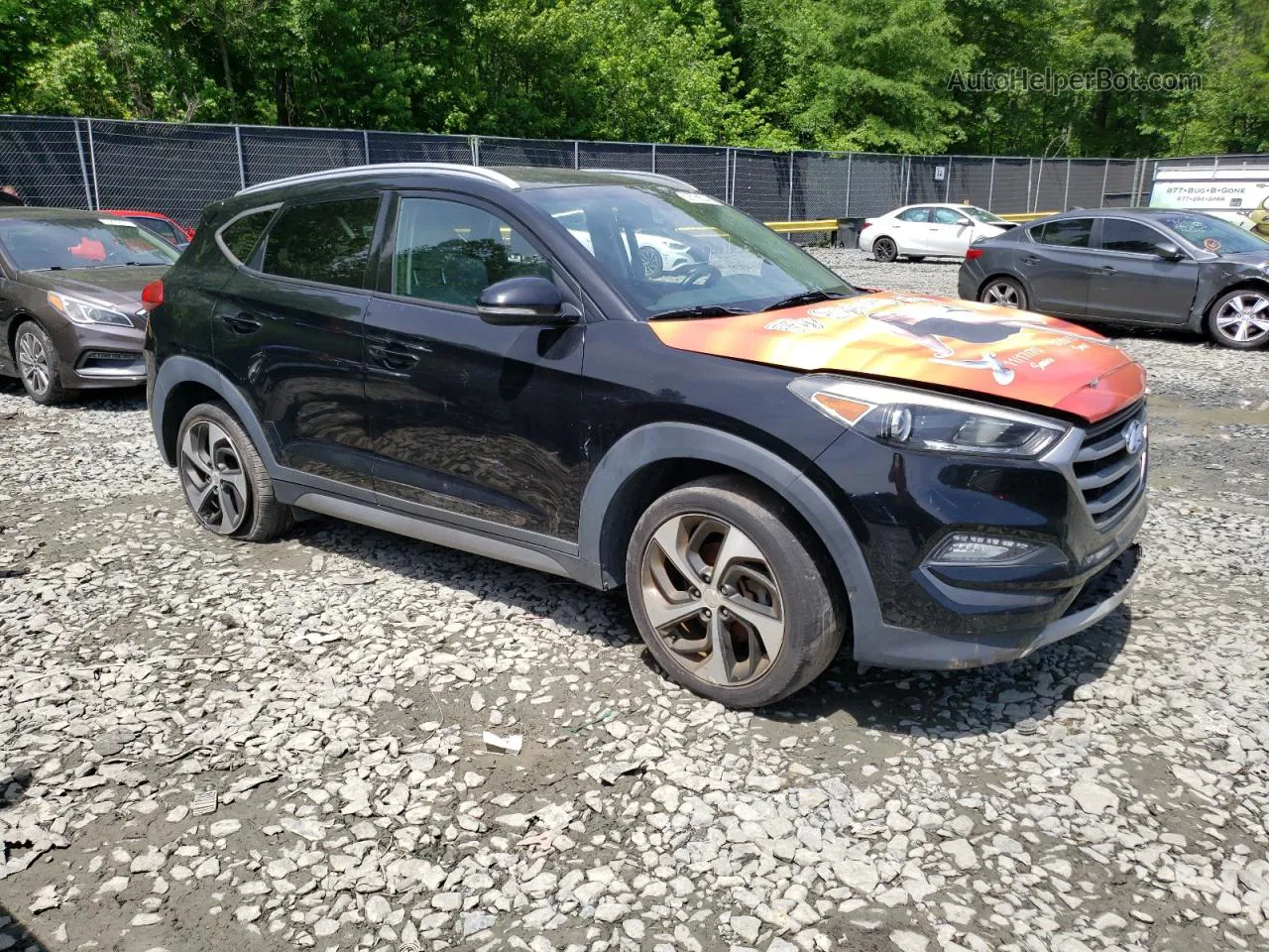 2017 Hyundai Tucson Limited Black vin: KM8J3CA26HU326575