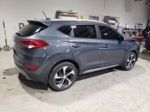 2017 Hyundai Tucson Limited Серый vin: KM8J3CA26HU341688