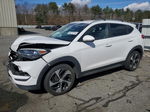 2017 Hyundai Tucson Limited White vin: KM8J3CA26HU352884